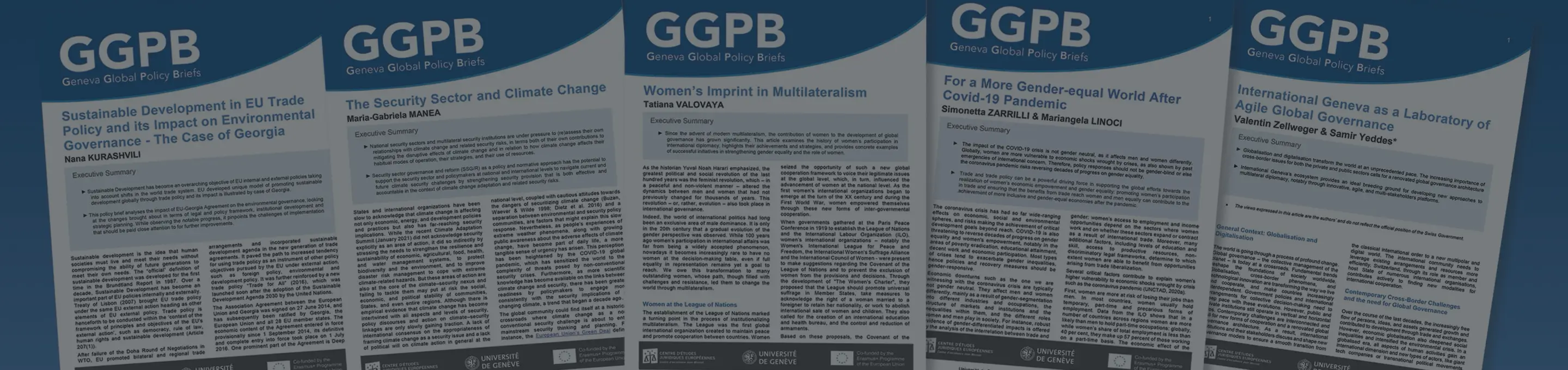 Geneva Global Policy Briefs CEJE